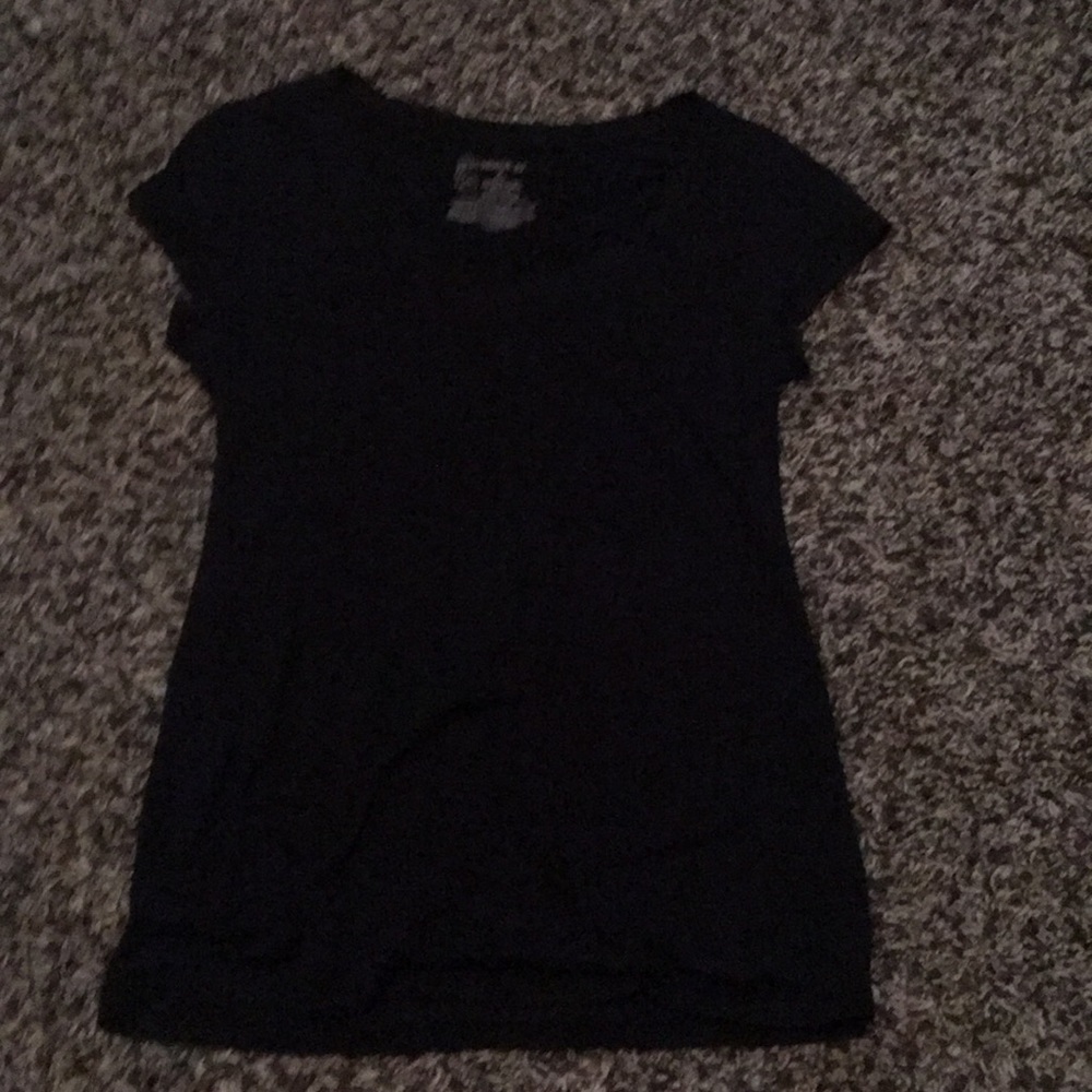 Plain black shirt